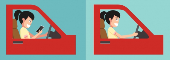 El 28% de muertes, consecuencia de distracciones al volante