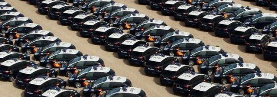 Los vehículos policiales pagan 40 millones al año por sus seguros